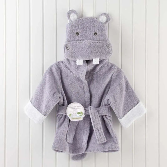 Children's Bathrobe Baby Bathrobe Bath Towel Cartoon Style Cloak Beach Towel Strong Absorbent Quick-drying Bathrobe