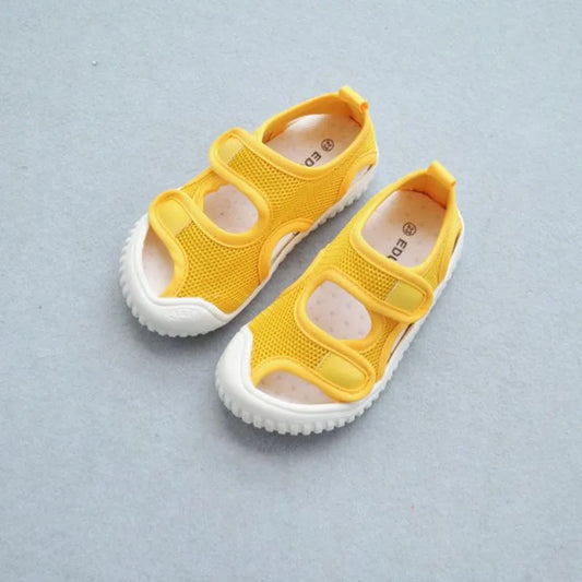 2023 summer new double hook children mesh sandals breathable wear-resistant soft comfortable casual baby sandals