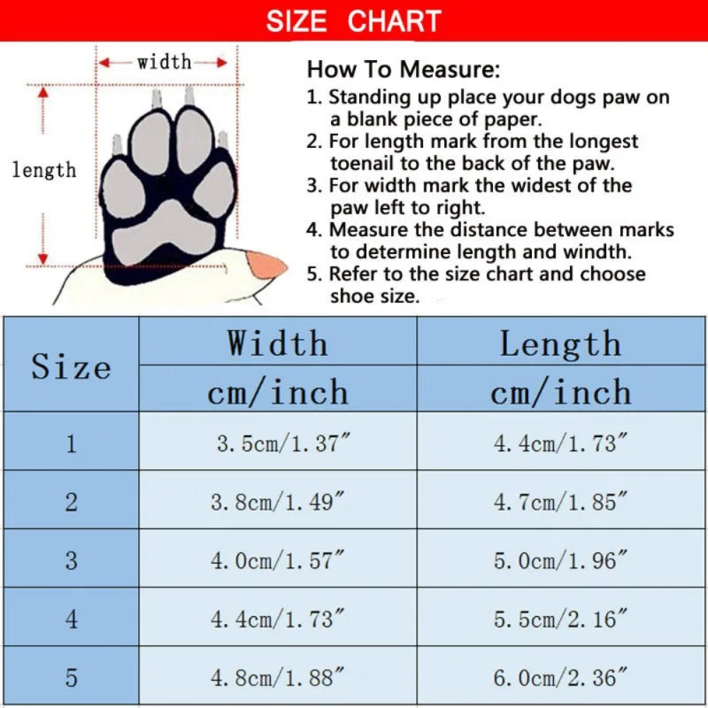 4pcs/set Anti-skidding Canvas Dog Shoes Pet Shoes Waterproof Shoes Sneakers Breathable Booties For Dog Denim Socks Pet Supplies
