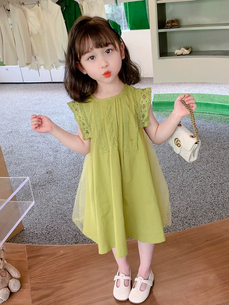 Girl's 3-Year-Old Princess Dress Stylish Clothes for Babies Summer Dress