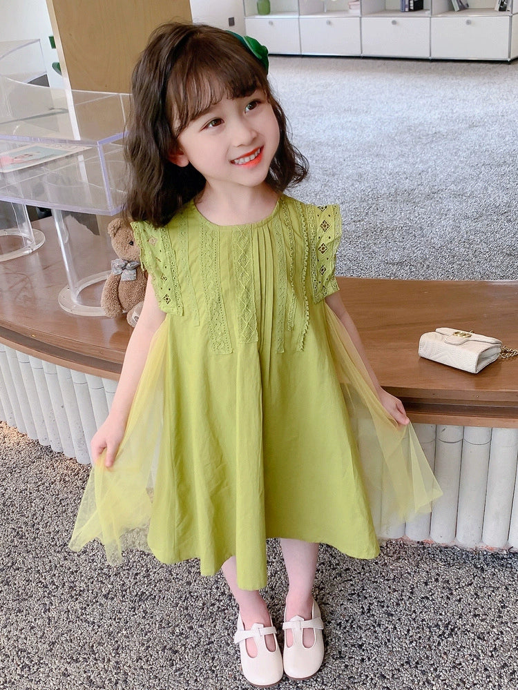 Girl's 3-Year-Old Princess Dress Stylish Clothes for Babies Summer Dress