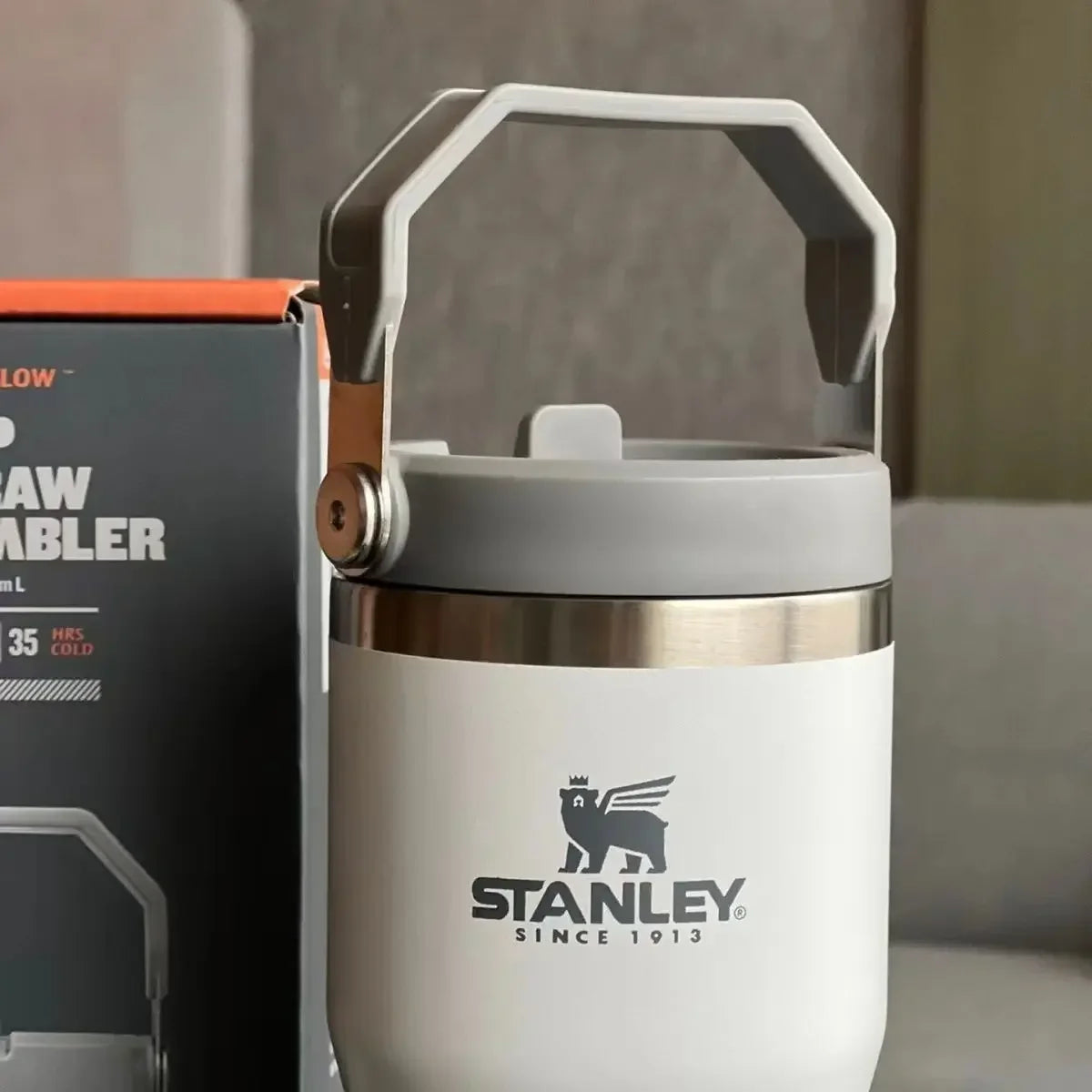 Fashion New Stanley 30oz/887ml STRAW CUP Tumbler Leopard with Straw Lids Stainless Steel Coffee Termos Cup Car Mugs Vacuum Cup