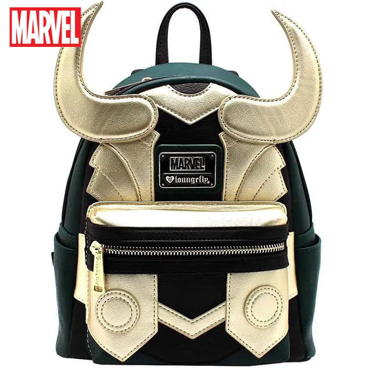 MINISO Disney Marvel Loungefy Loki Backpack Backpack for Boys Travel Backpack